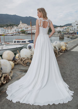 Amera Vera Kollektion 2020 ivory Brautkleid Aleha B2017 4 bei Marinette Brautmoden in Dortmund