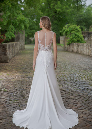 Amera Vera Kollektion 2020 ivory Brautkleid Aviva B2048 4 bei Marinette Brautmoden in Dortmund