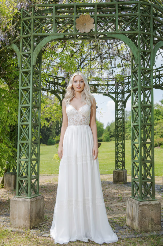 AnnAngelex Kollektion 2020 ivory Brautkleid Berendina B2054 4 Marinette Brautmoden Dortmund