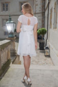 Kurzes knielanges Umstandskleid ivory Kollektion 2020 A7216 1 bei Marinette Brautmoden in Dortmund