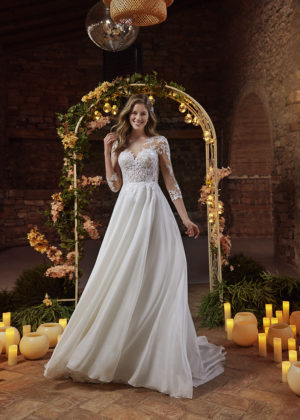 White One 2022 Brautkleid BOLINGO B2 Marinette Brautmoden Dortmund